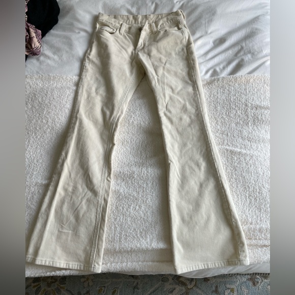 Brandy Melville corduroy white pants - Picture 3 of 7